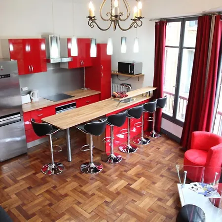 Appt 3 Chambes Au Coeur De Nice-5 Mns Plages Apartamento *