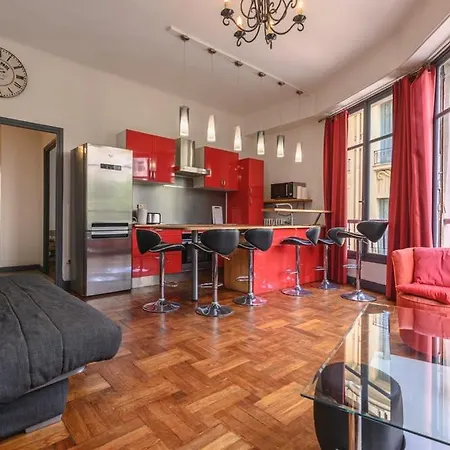 Appt 3 Chambes Au Coeur De Nice-5 Mns Plages Apartment